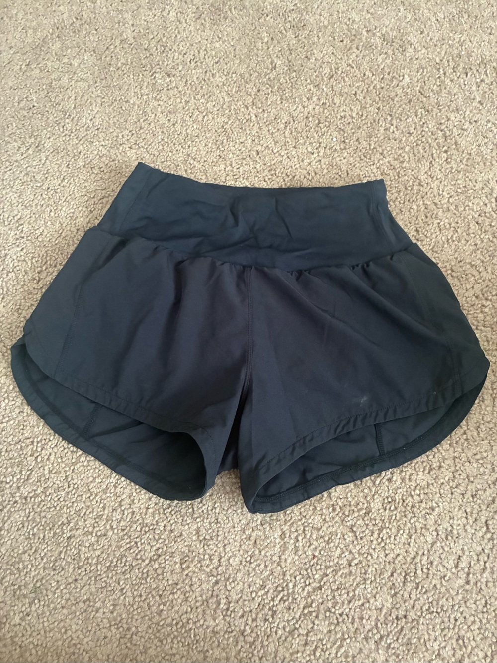lululemon athletica Black High-Rise Athletic Shorts